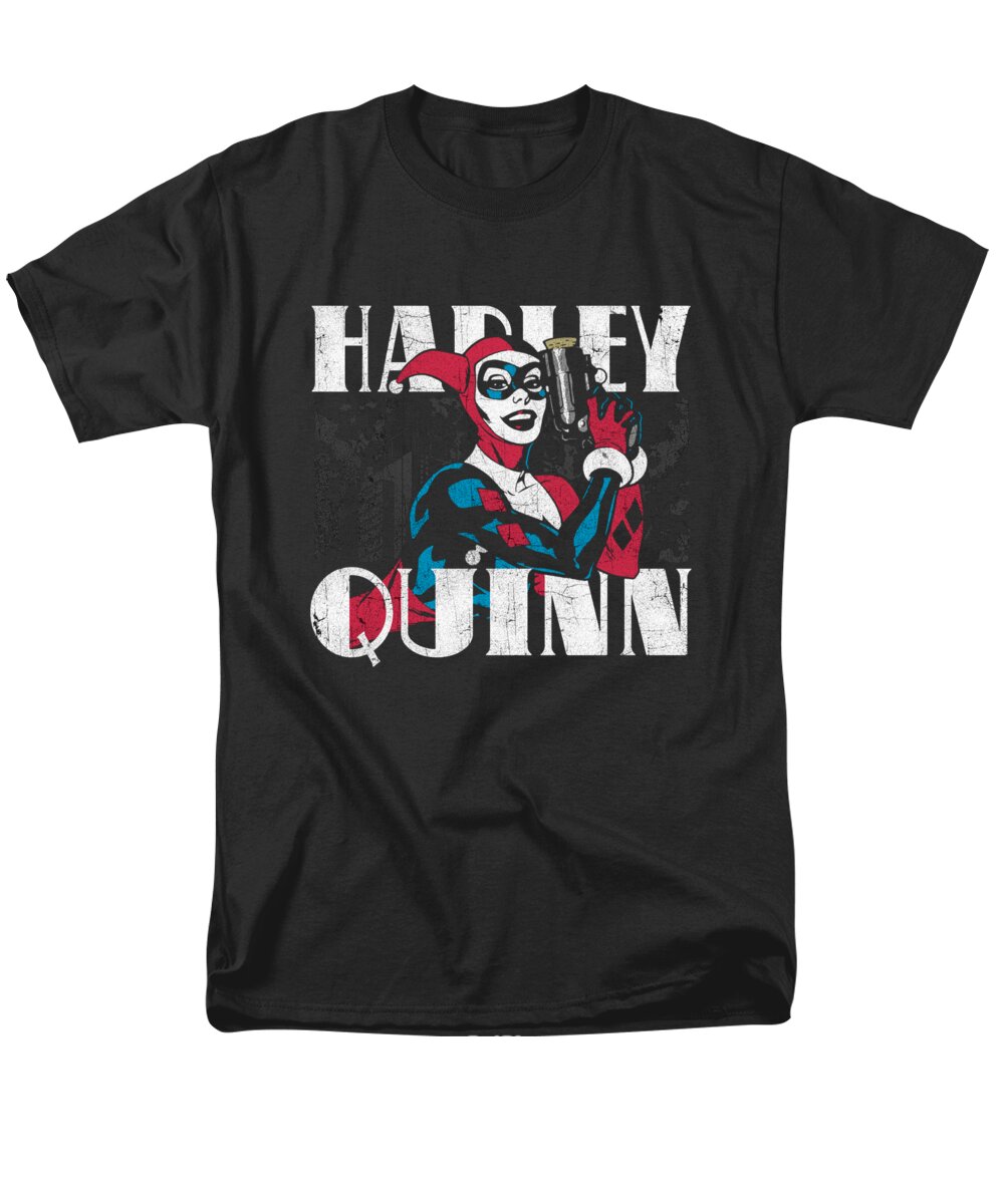  Men's T-Shirt (Regular Fit) featuring the digital art Batman - Harley Bold by Brand A