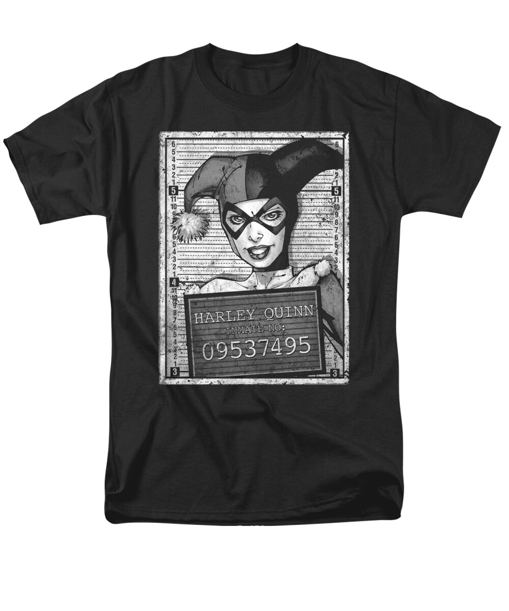  Men's T-Shirt (Regular Fit) featuring the digital art Batman - Harley Inmate by Brand A