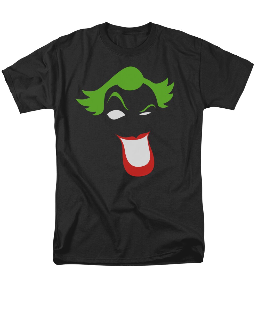  Men's T-Shirt (Regular Fit) featuring the digital art Batman - Joker Simplified by Brand A