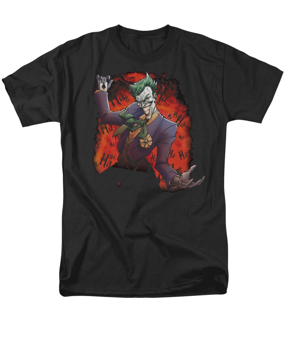 Batman Men's T-Shirt (Regular Fit) featuring the digital art Batman - Joker's Ave by Brand A