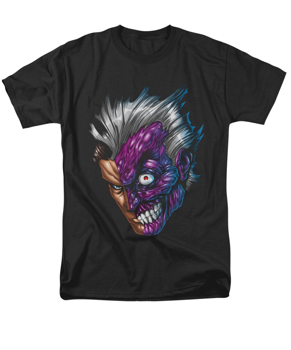 Batman Men's T-Shirt (Regular Fit) featuring the digital art Batman - Just Face by Brand A