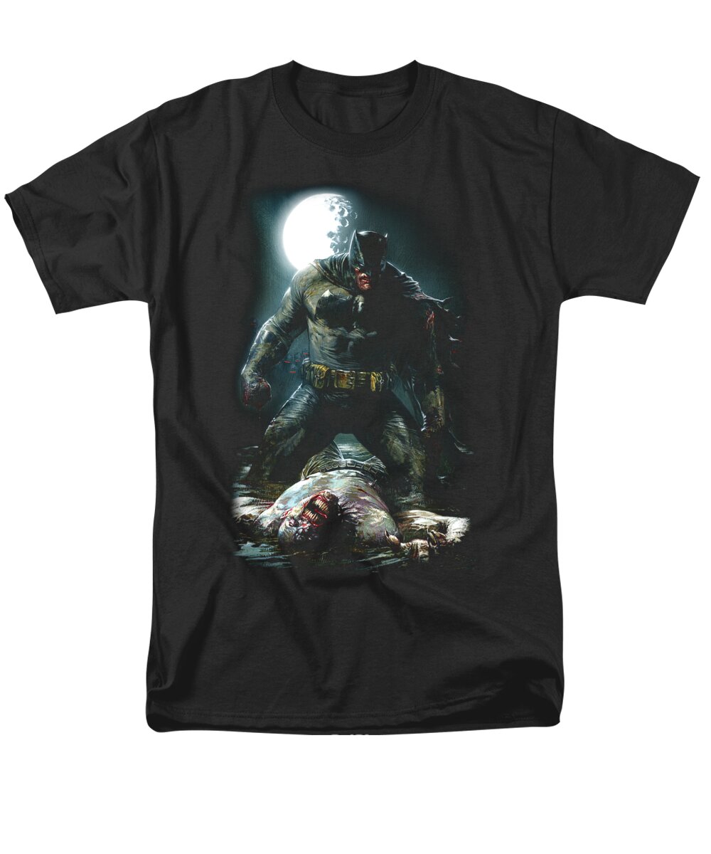  Men's T-Shirt (Regular Fit) featuring the digital art Batman - Mudhole by Brand A