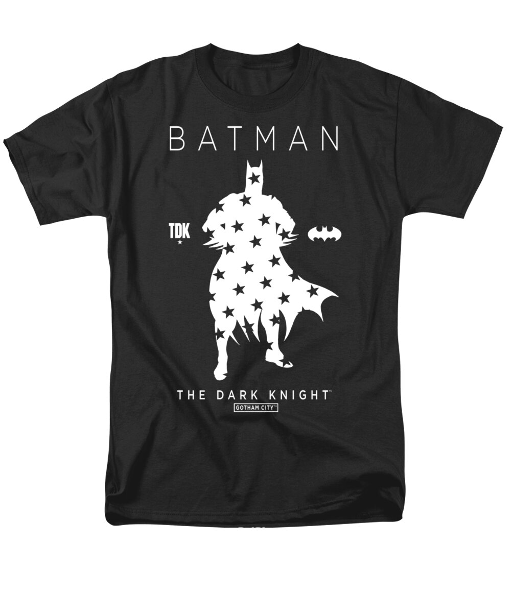  Men's T-Shirt (Regular Fit) featuring the digital art Batman - Star Silhouette by Brand A