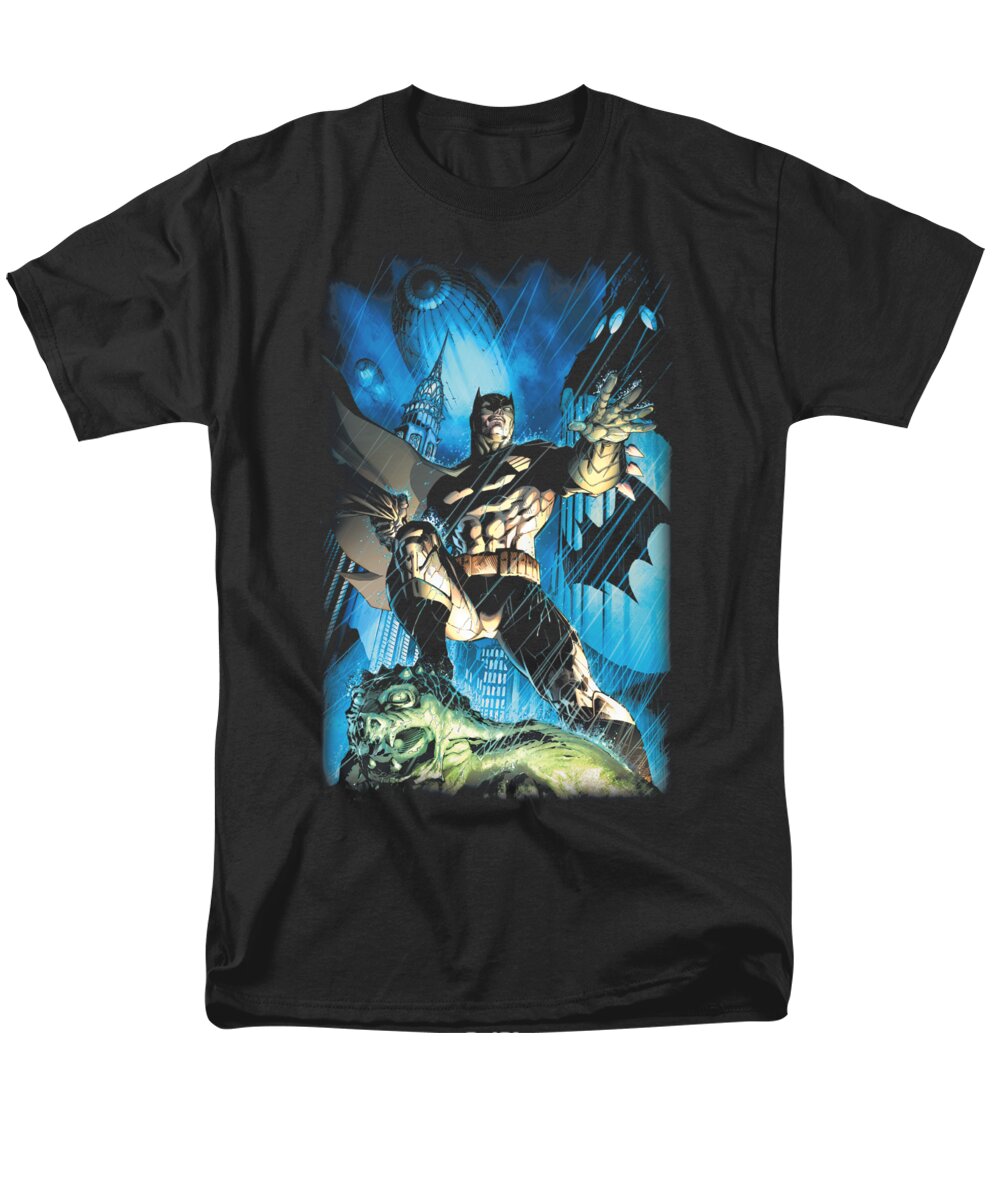  Men's T-Shirt (Regular Fit) featuring the digital art Batman - Stormy Dark Knight by Brand A