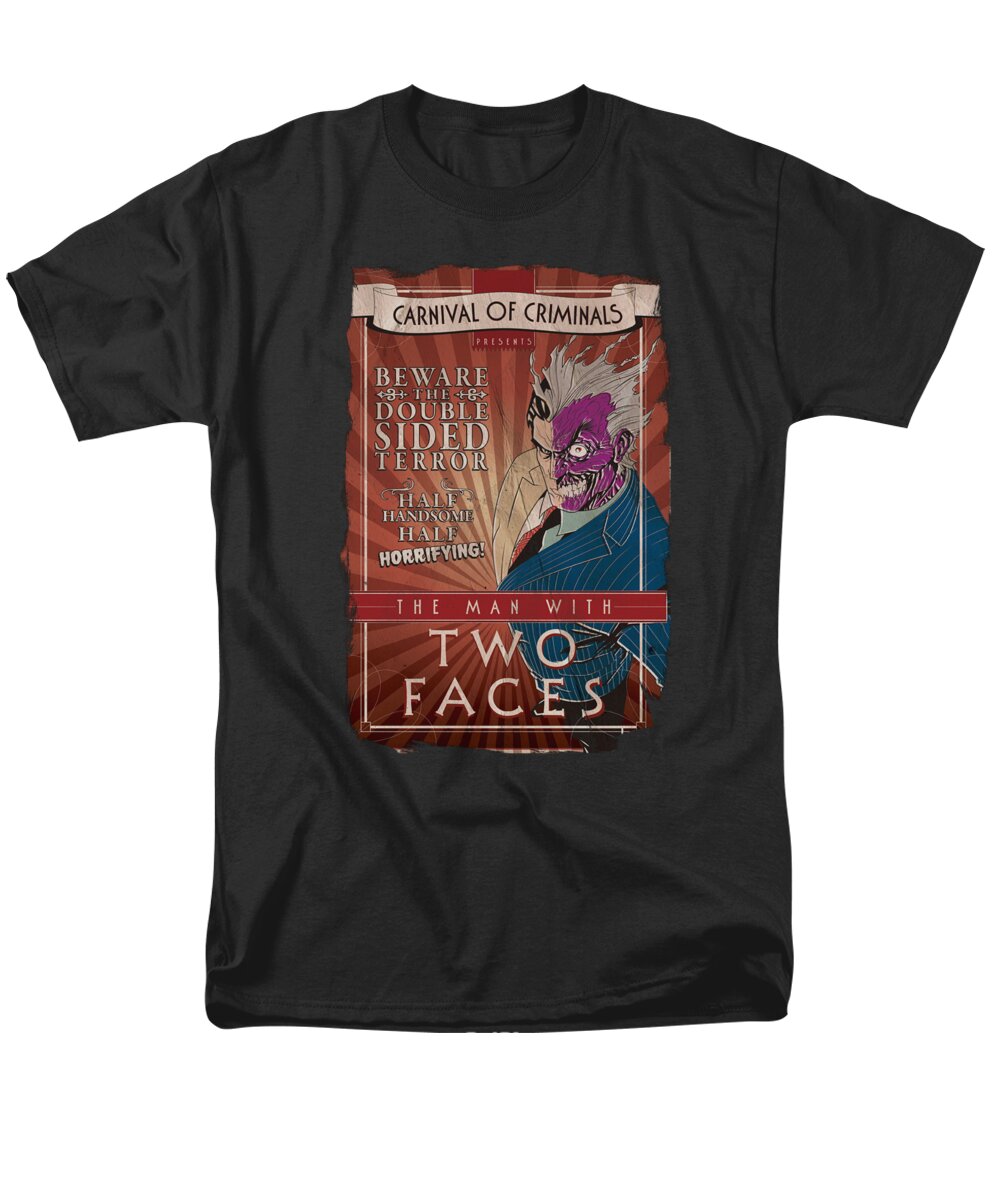  Men's T-Shirt (Regular Fit) featuring the digital art Batman - Two Faces by Brand A