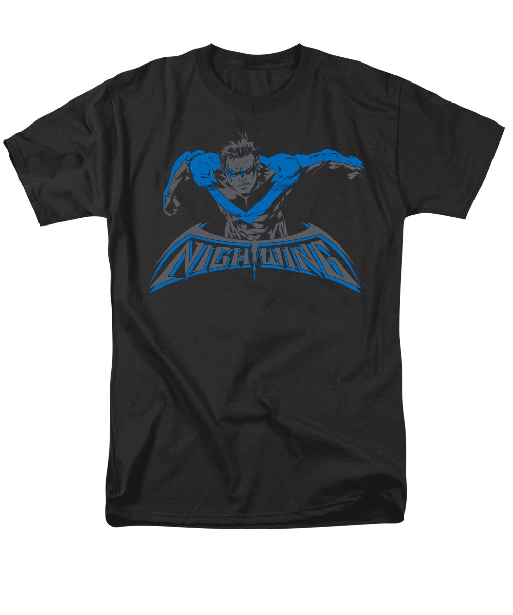  Men's T-Shirt (Regular Fit) featuring the digital art Batman - Wing Of The Night by Brand A