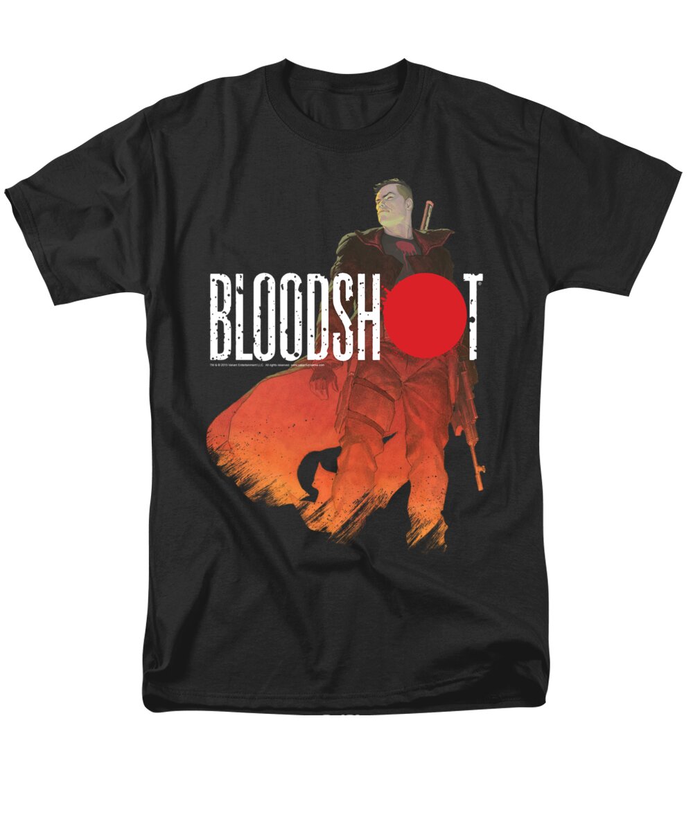  Men's T-Shirt (Regular Fit) featuring the digital art Bloodshot - Taking Aim by Brand A