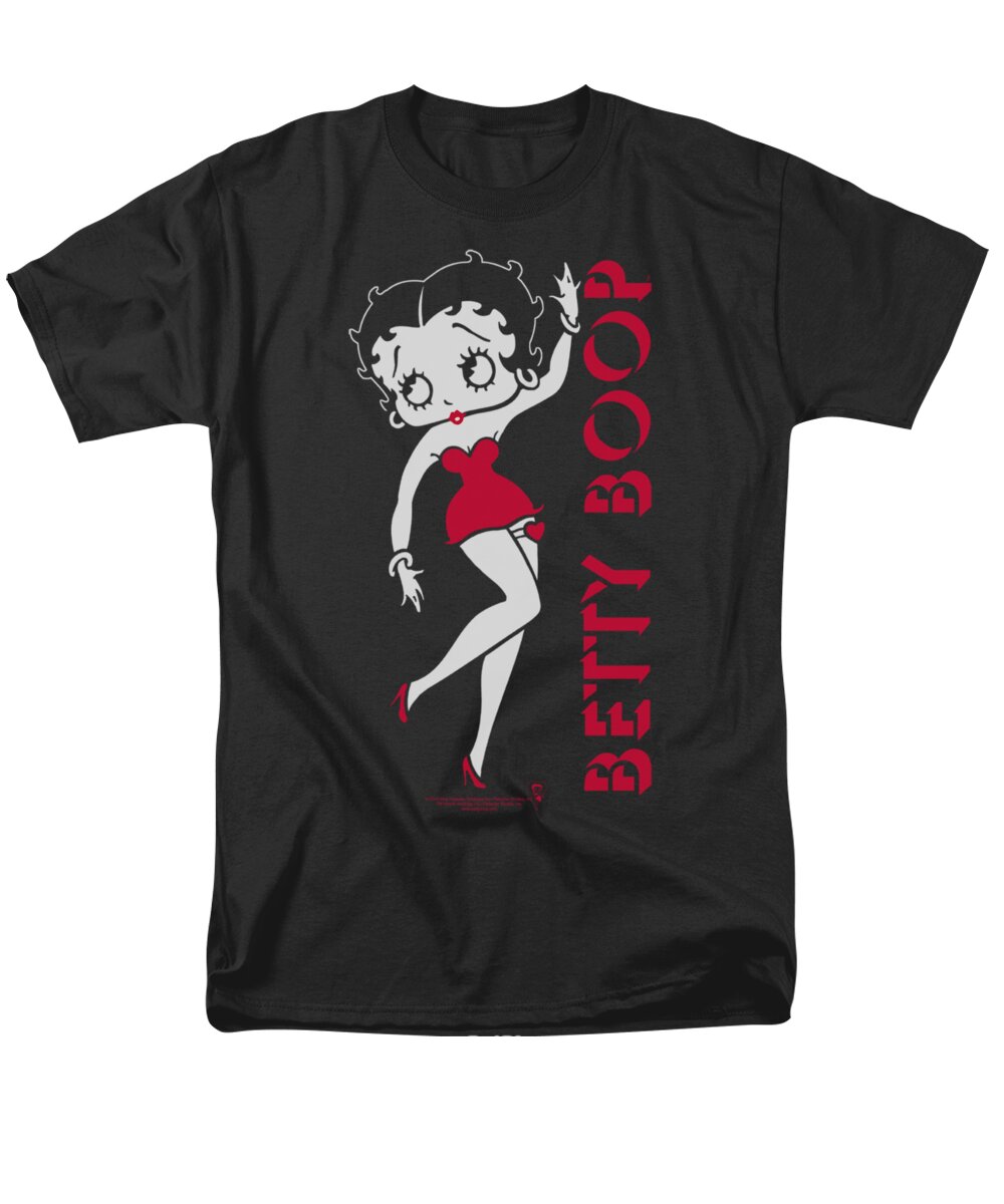 Betty Boop Men's T-Shirt (Regular Fit) featuring the digital art Boop - Classic by Brand A