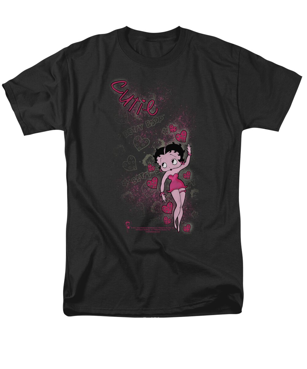 Betty Boop Men's T-Shirt (Regular Fit) featuring the digital art Boop - Cutie by Brand A