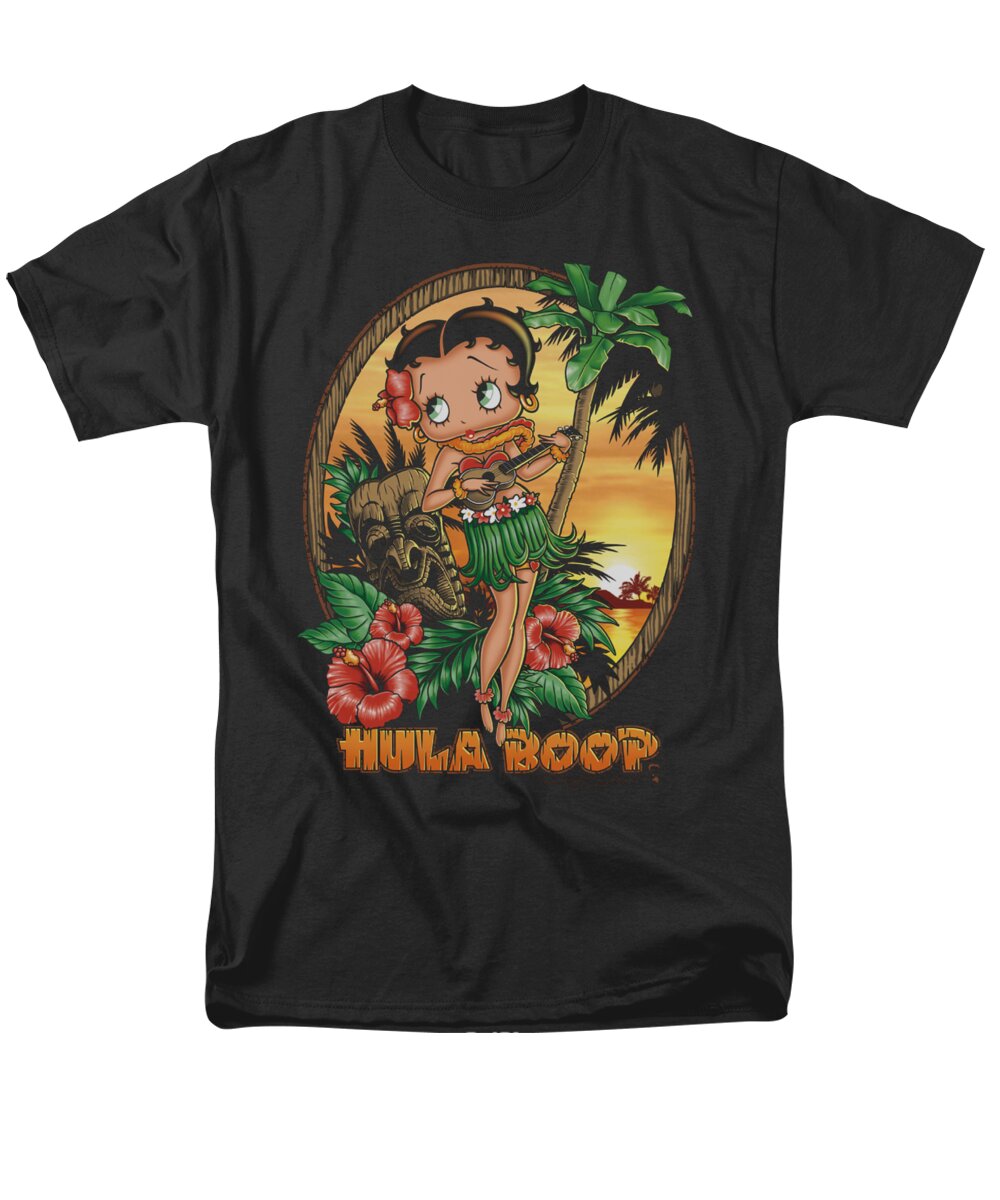 Betty Boop Men's T-Shirt (Regular Fit) featuring the digital art Boop - Hula Boop II by Brand A