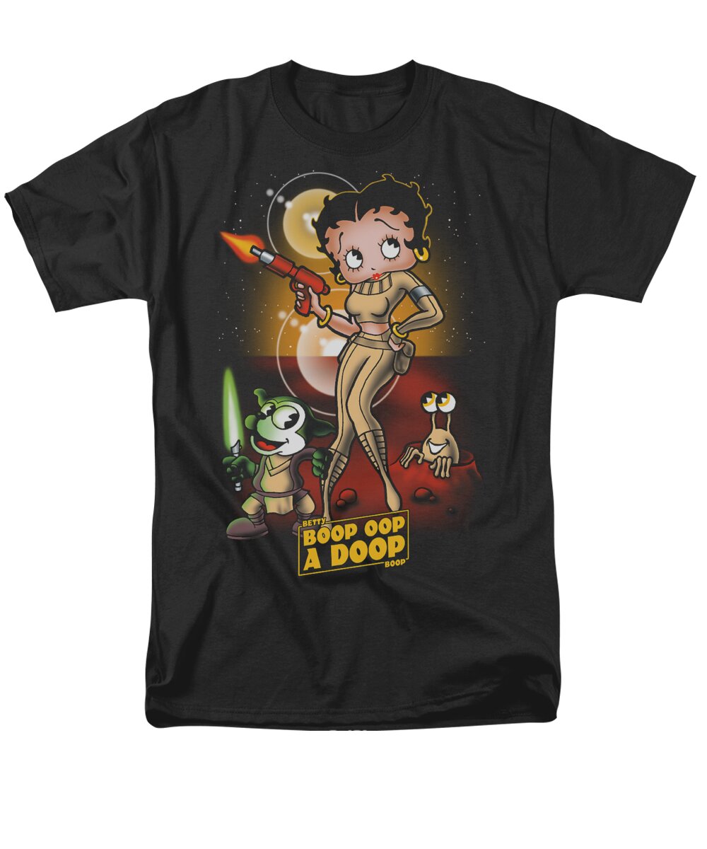 Betty Boop Men's T-Shirt (Regular Fit) featuring the digital art Boop - Star Princess by Brand A