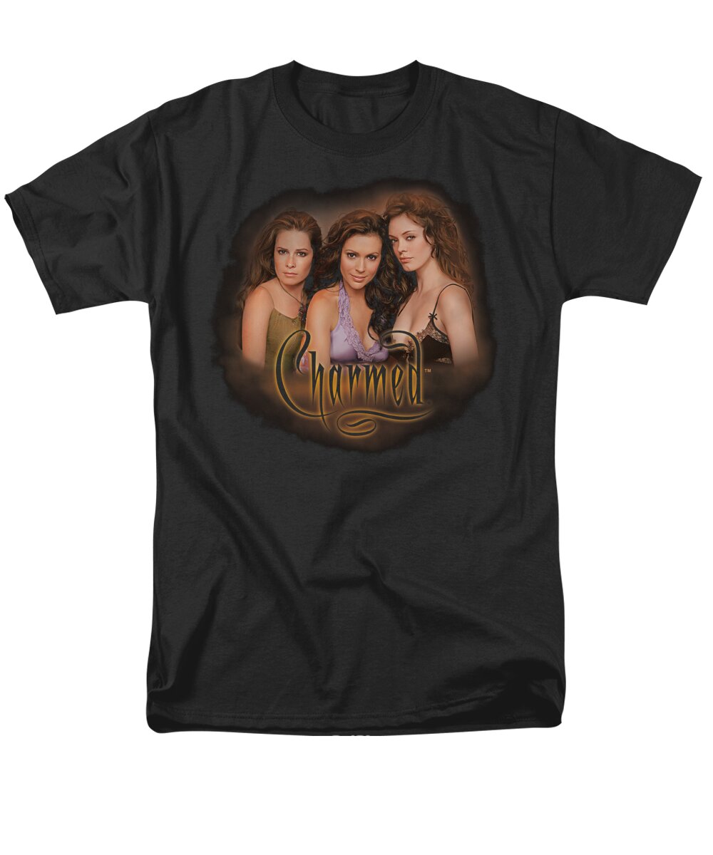  Men's T-Shirt (Regular Fit) featuring the digital art Charmed - Smokin by Brand A