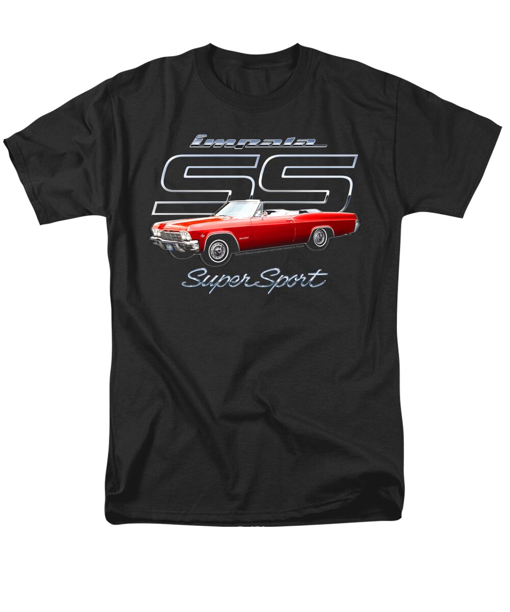  Men's T-Shirt (Regular Fit) featuring the digital art Chevrolet - Impala Ss by Brand A