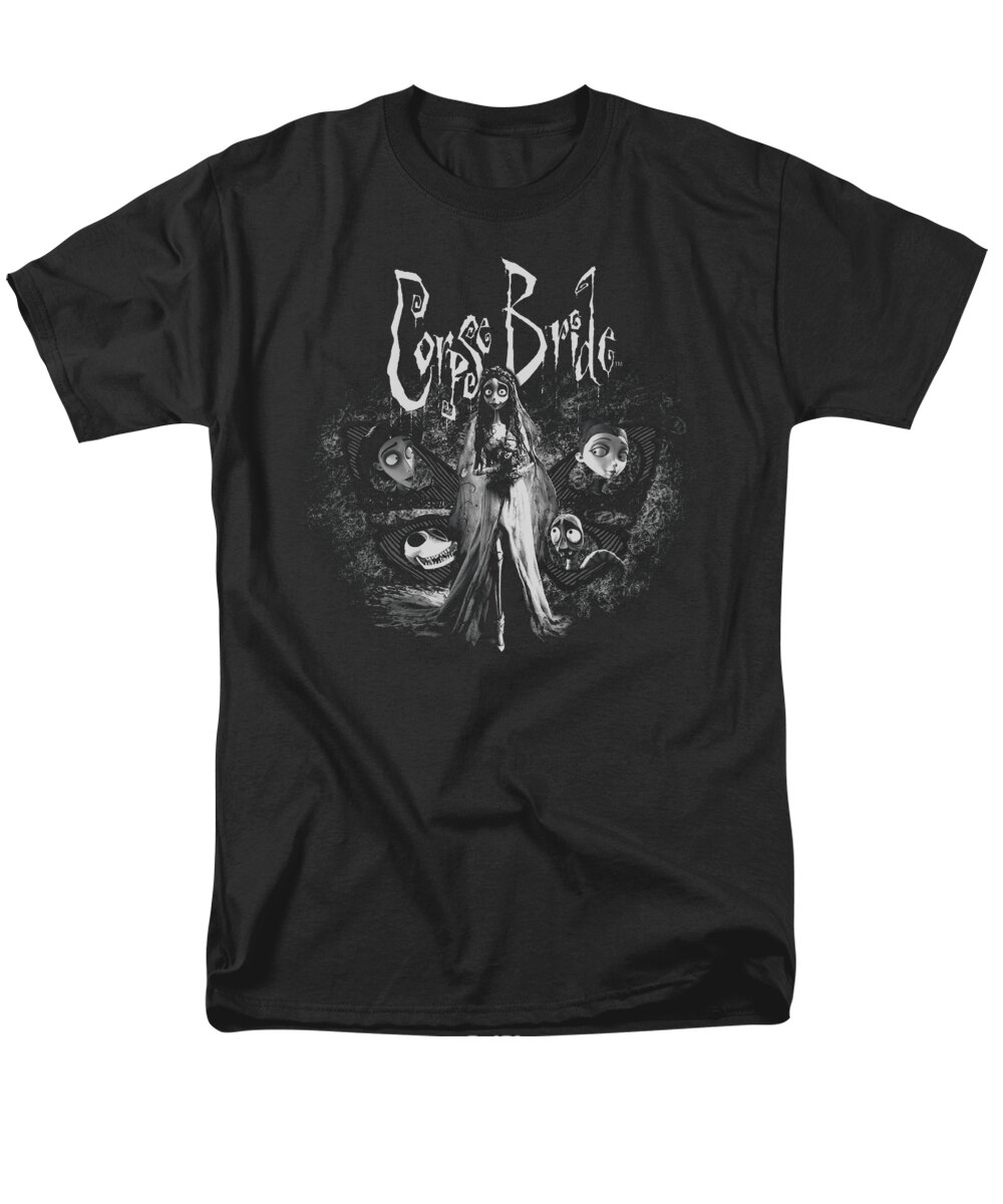  Men's T-Shirt (Regular Fit) featuring the digital art Corpse Bride - Bride To Be by Brand A