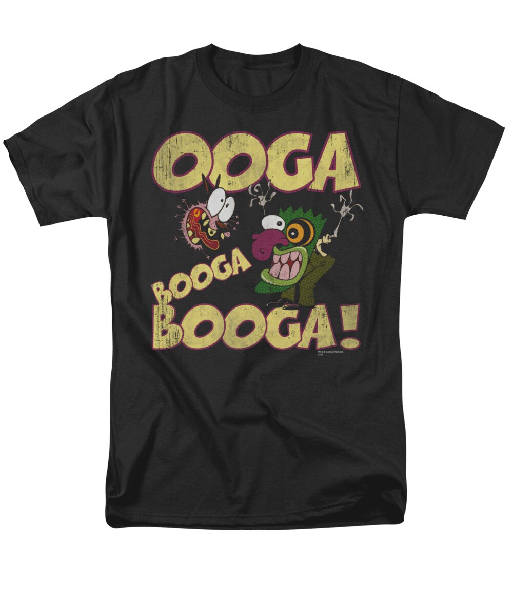 Courage The Cowardly Dog Men's T-Shirt (Regular Fit) featuring the digital art Courage - Ooga Booga Booga by Brand A