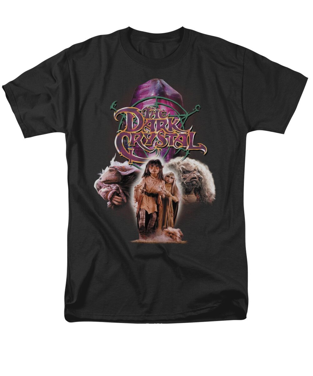 Dark Crystal Men's T-Shirt (Regular Fit) featuring the digital art Dark Crystal - The Good Guys by Brand A