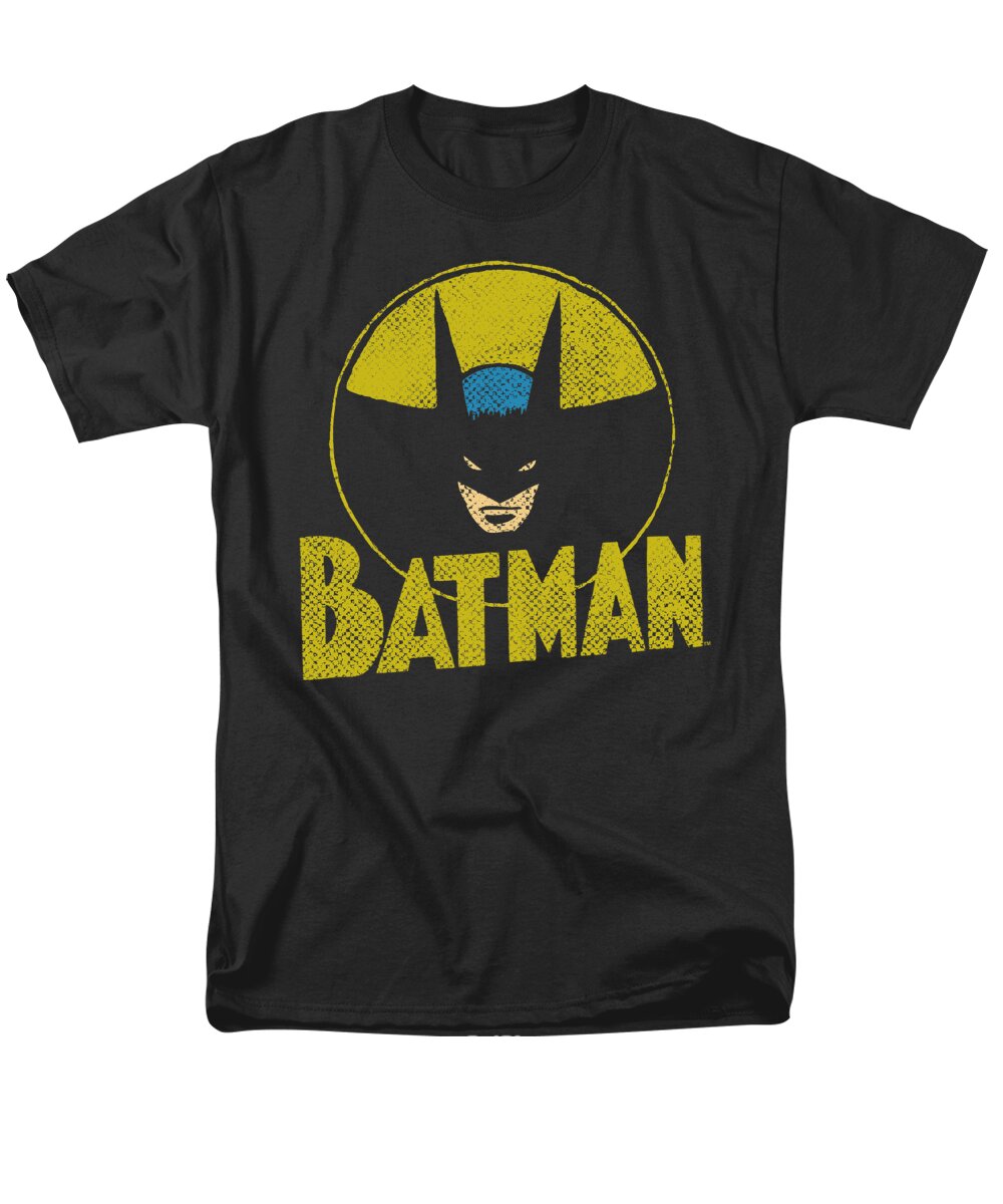  Men's T-Shirt (Regular Fit) featuring the digital art Dc - Circle Bat by Brand A
