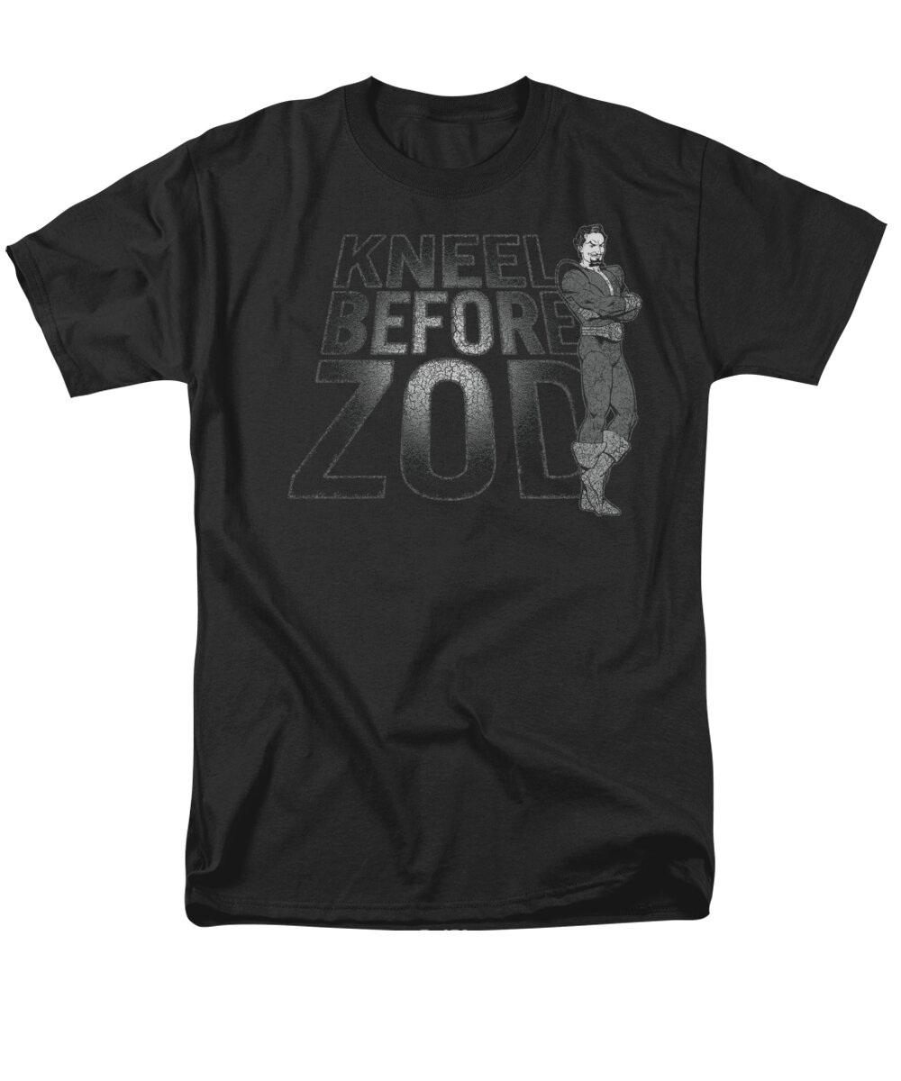 Dc Comics Men's T-Shirt (Regular Fit) featuring the digital art Dc - Kneel Zod by Brand A