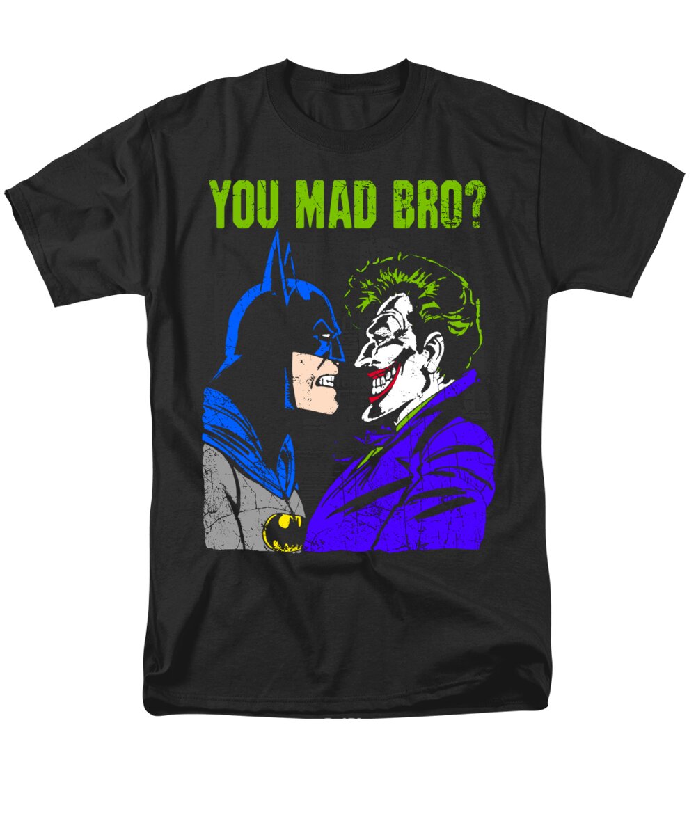  Men's T-Shirt (Regular Fit) featuring the digital art Dc - Mad Bro by Brand A