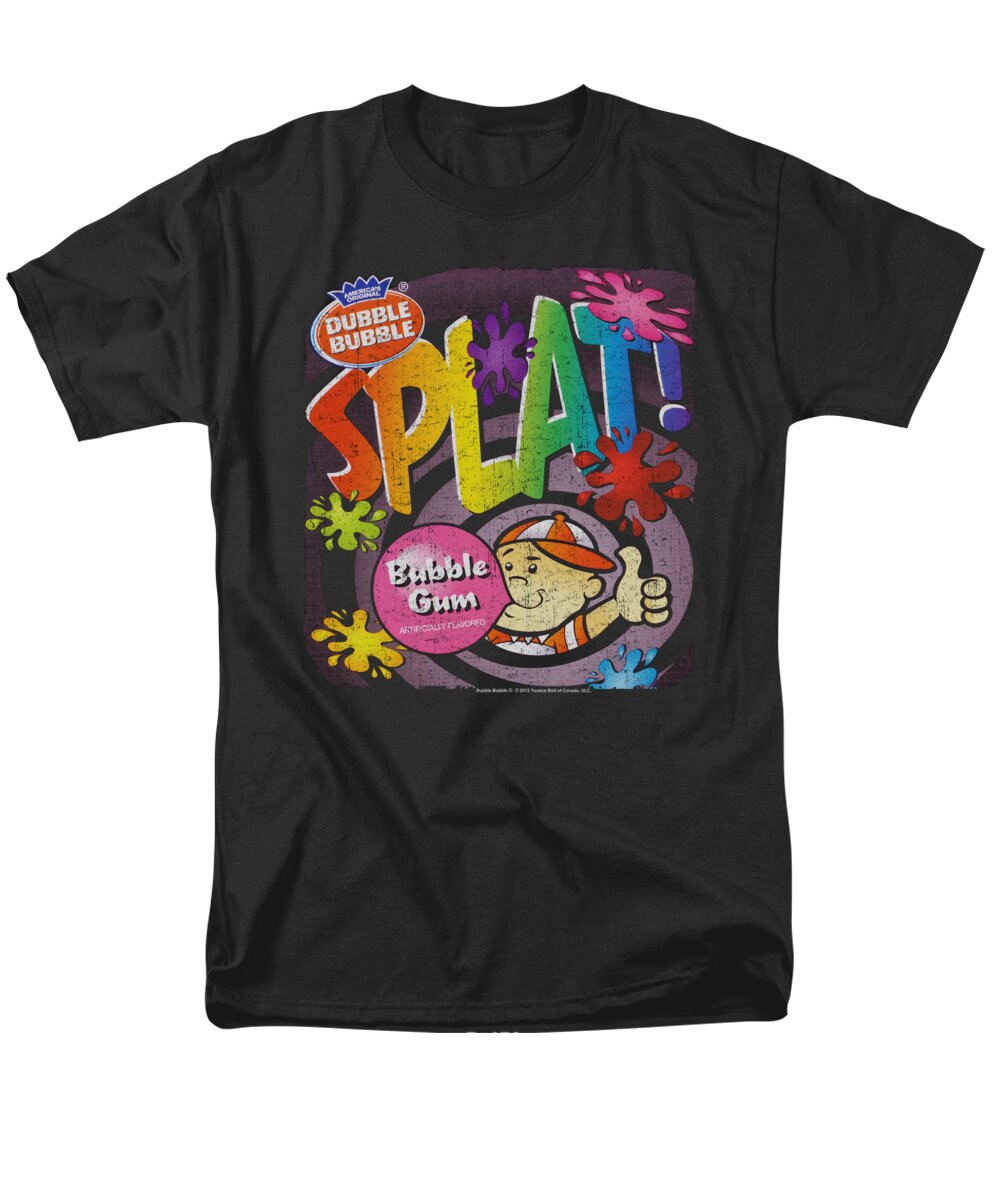 Dubble Bubble Men's T-Shirt (Regular Fit) featuring the digital art Dubble Bubble - Splat Gum by Brand A