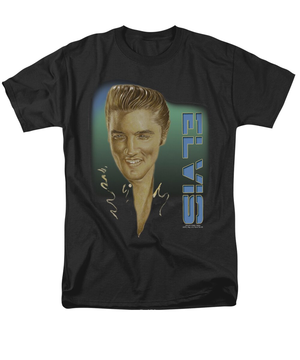  Men's T-Shirt (Regular Fit) featuring the digital art Elvis - Elvis 56 by Brand A