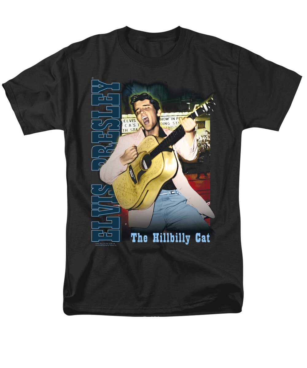  Men's T-Shirt (Regular Fit) featuring the digital art Elvis - Memphis by Brand A