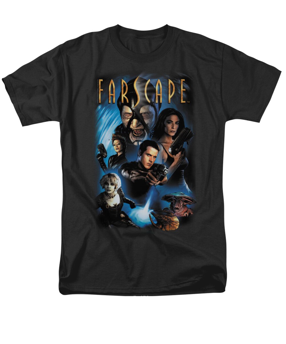 Farscape Men's T-Shirt (Regular Fit) featuring the digital art Farscape - Comic Cover by Brand A