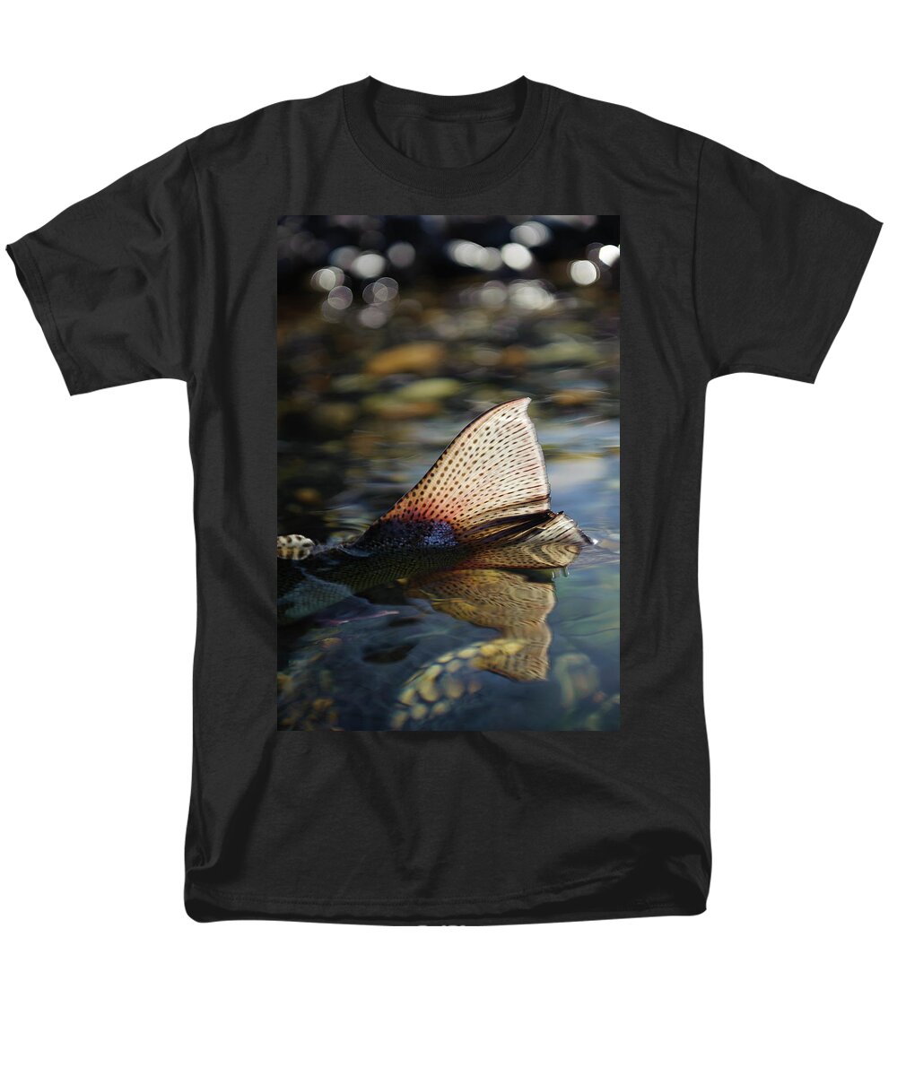 Fly Fishing For Trout In Patagonia T-Shirt by Mark Lance - Fine Art America