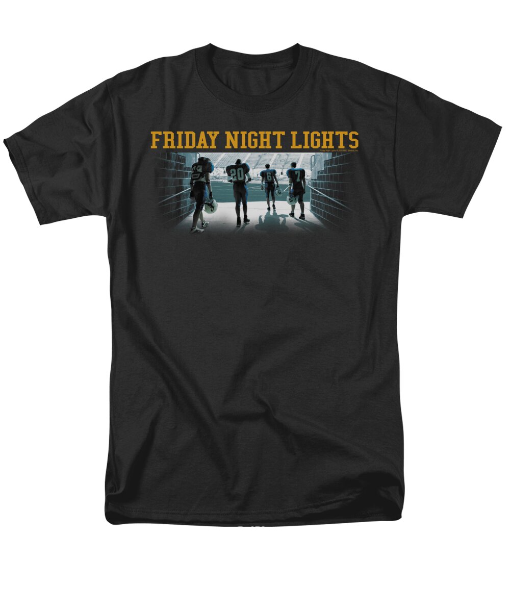 Friday Night Lights Men's T-Shirt (Regular Fit) featuring the digital art Friday Night Lts - Game Time by Brand A