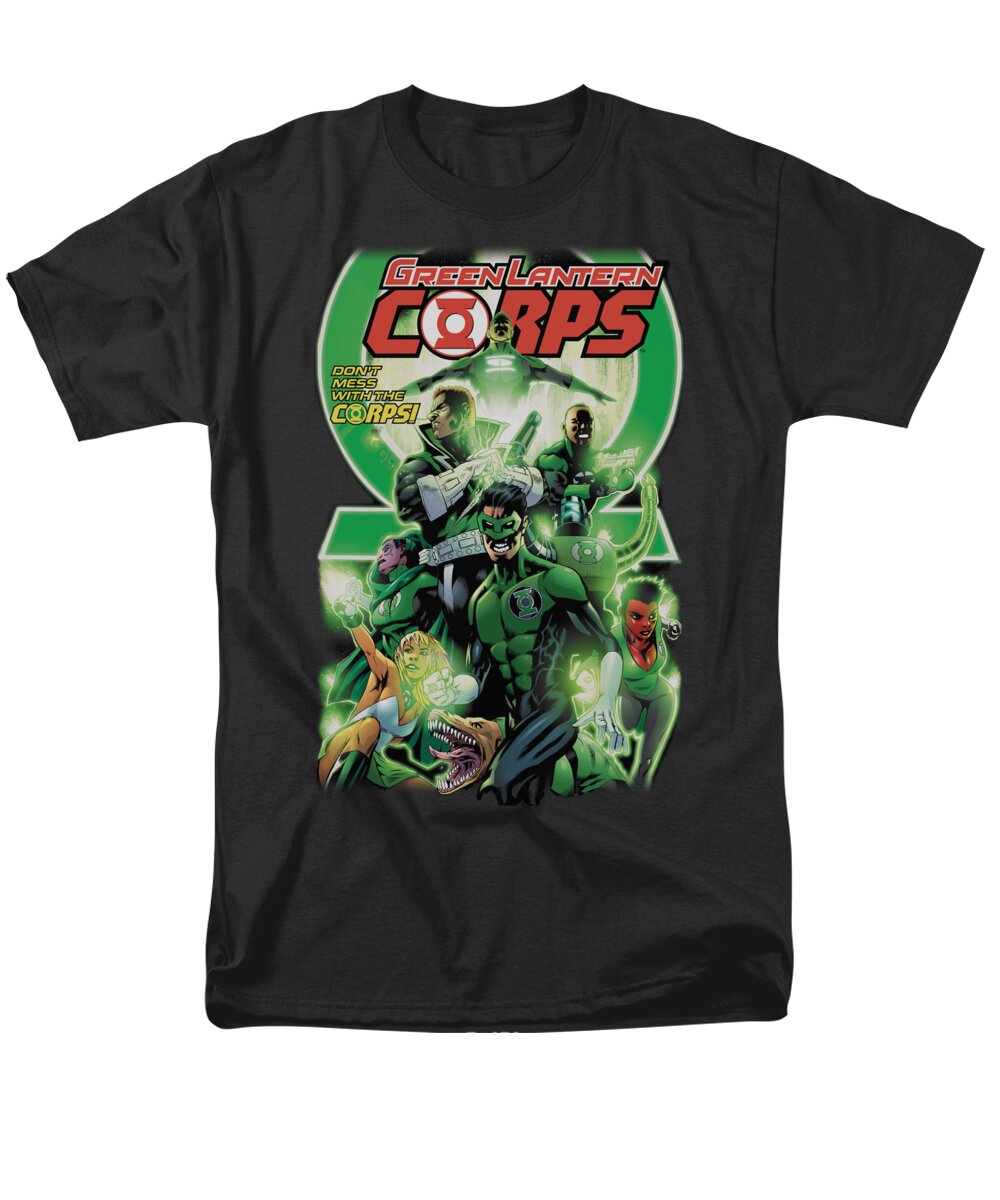  Men's T-Shirt (Regular Fit) featuring the digital art Green Lantern - Gl Corps #25 Cover by Brand A