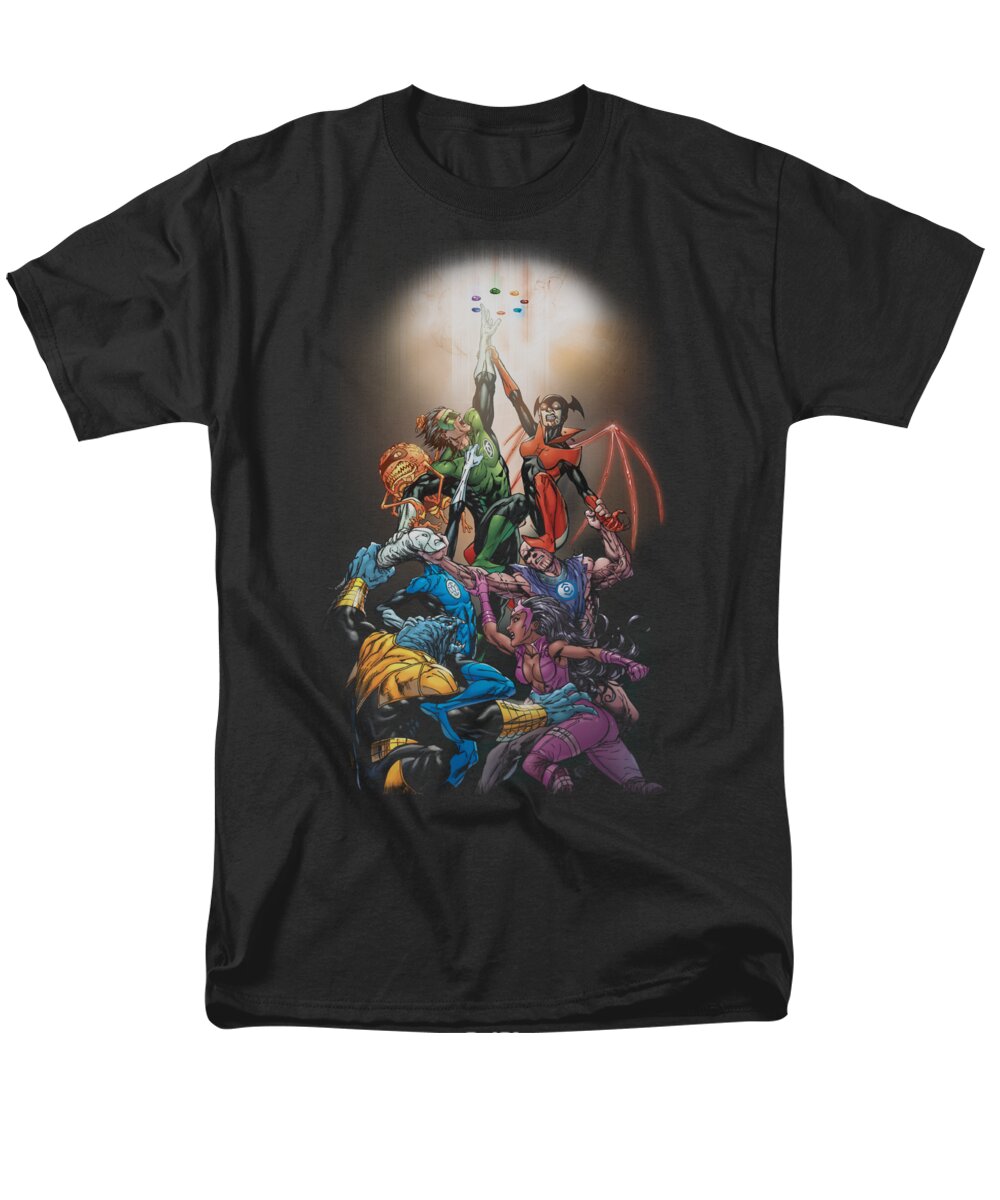 Green Lantern Men's T-Shirt (Regular Fit) featuring the digital art Green Lantern - Gl New Guardians #1 by Brand A