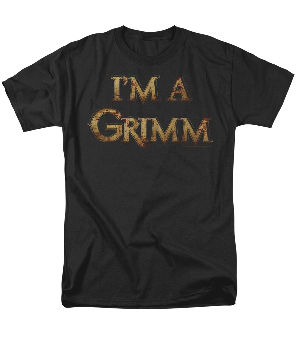  Men's T-Shirt (Regular Fit) featuring the digital art Grimm - I'm A Grimm by Brand A