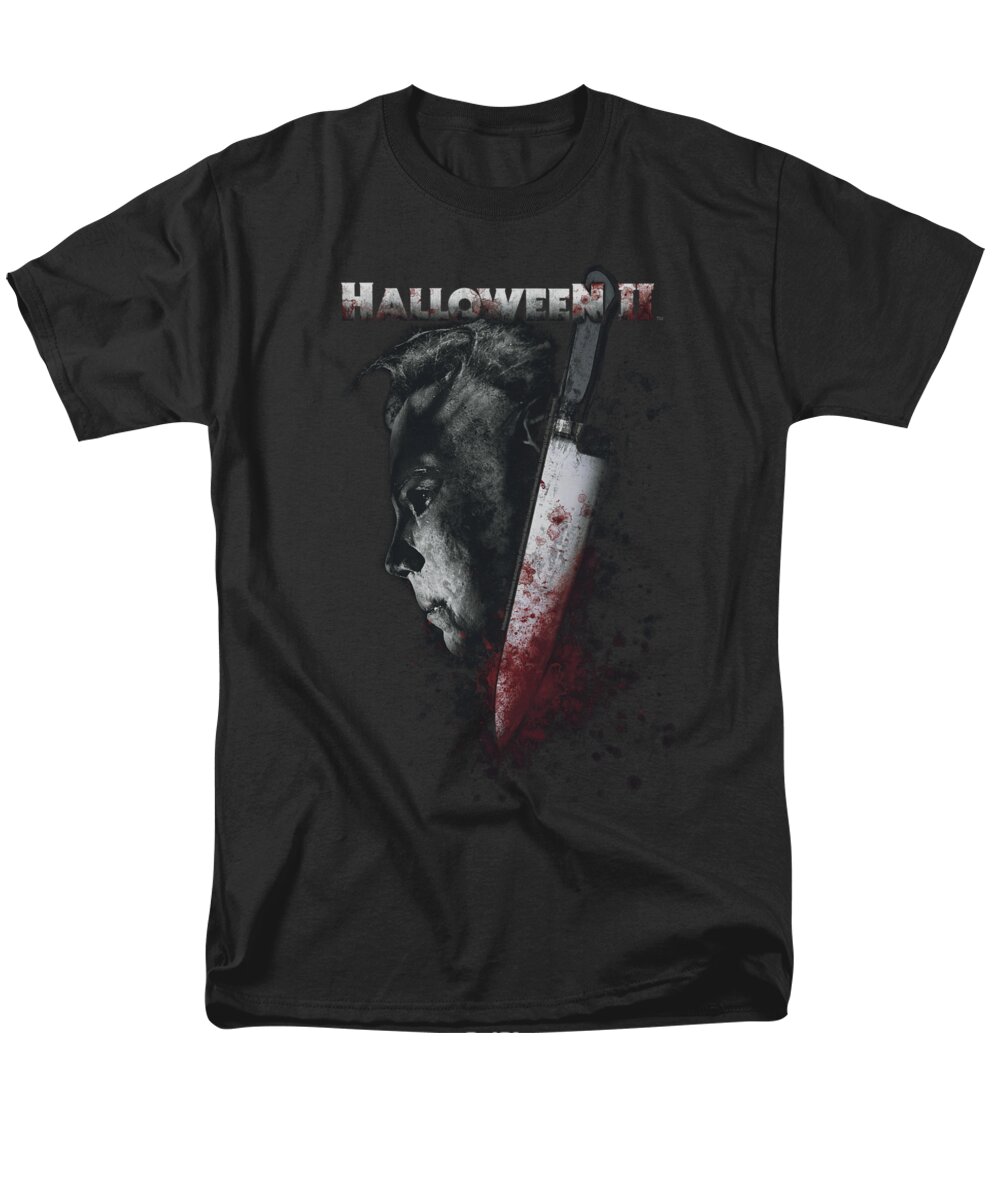 Halloween 2 Men's T-Shirt (Regular Fit) featuring the digital art Halloween II - Cold Gaze by Brand A