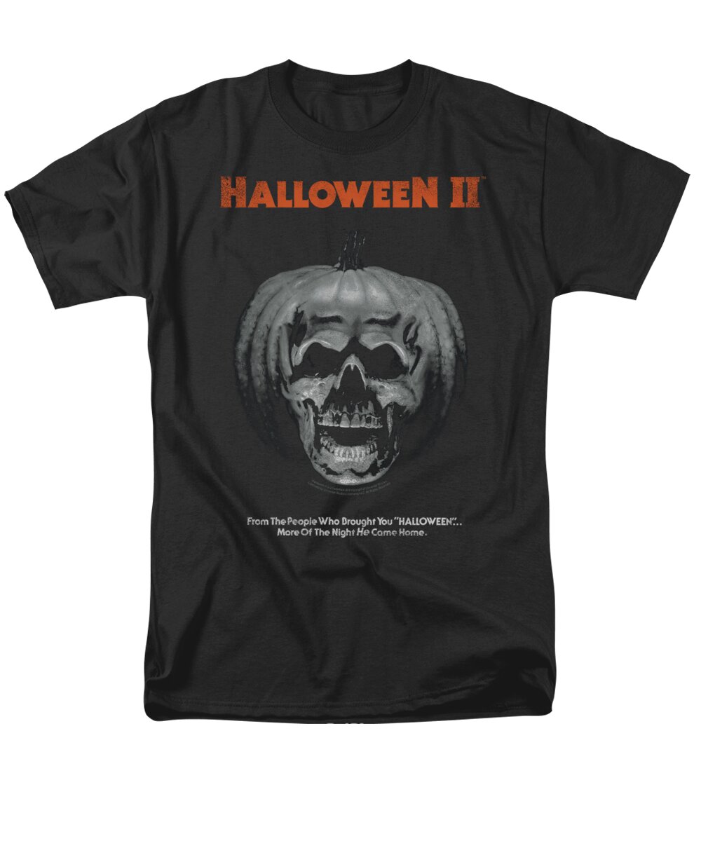 Halloween 2 Men's T-Shirt (Regular Fit) featuring the digital art Halloween II - Pumpkin Poster by Brand A