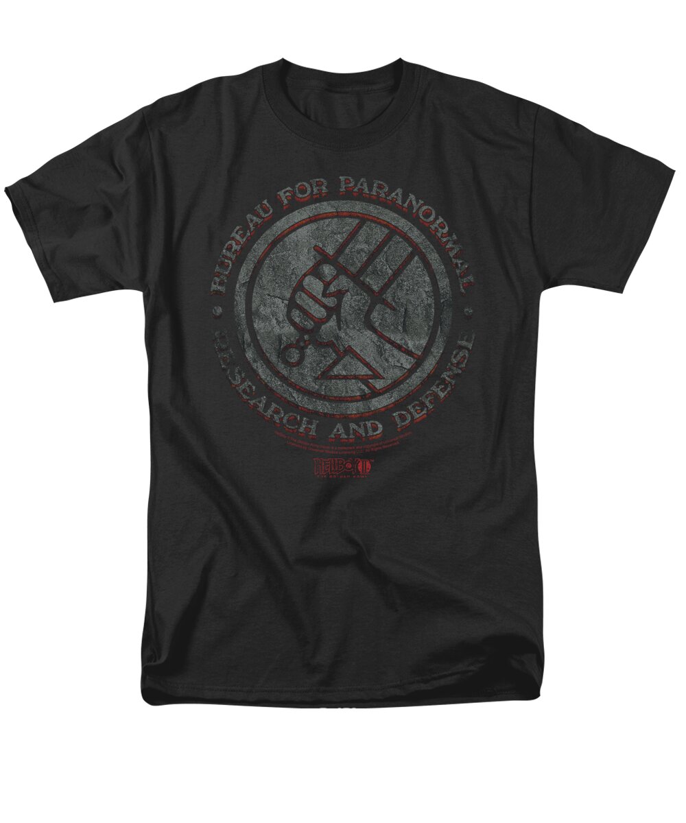 Hellboy Ii Men's T-Shirt (Regular Fit) featuring the digital art Hellboy II - Bprd Stone by Brand A