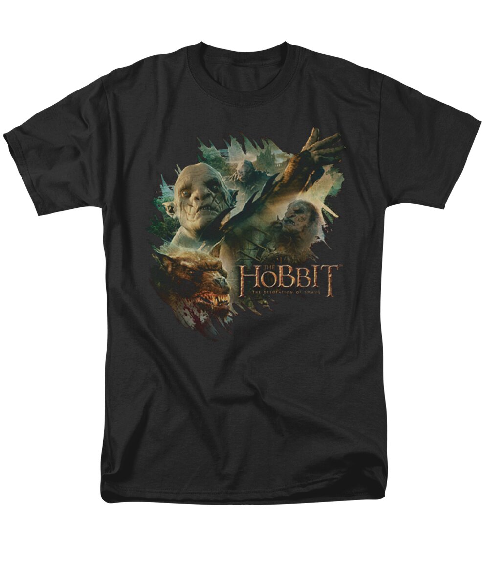 The Hobbit Men's T-Shirt (Regular Fit) featuring the digital art Hobbit - Baddies by Brand A