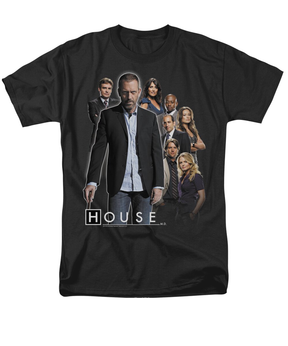 House Men's T-Shirt (Regular Fit) featuring the digital art House - Crew by Brand A