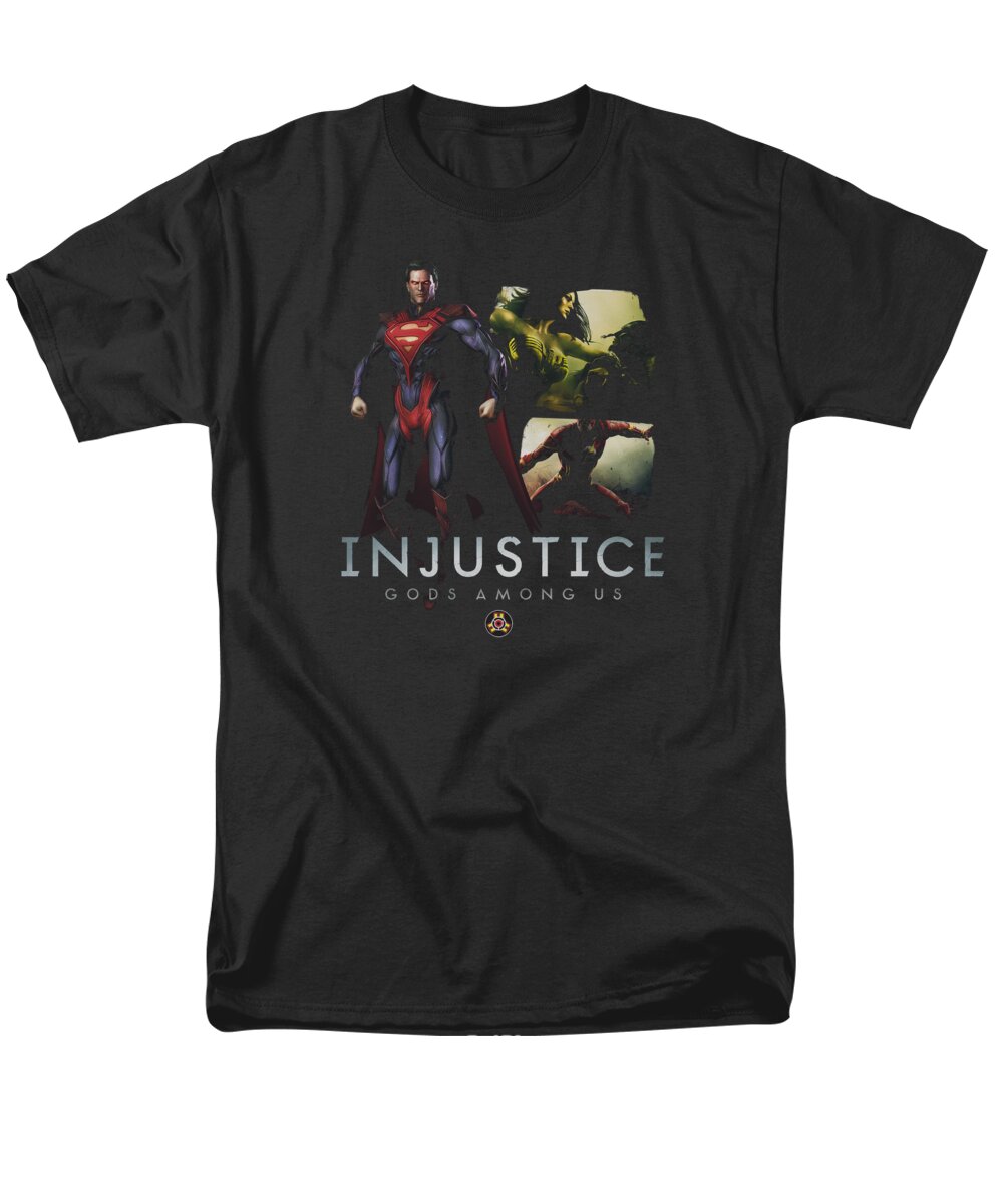 Comics Men's T-Shirt (Regular Fit) featuring the digital art Injustice Gods Among Us - Supermans Revenge by Brand A