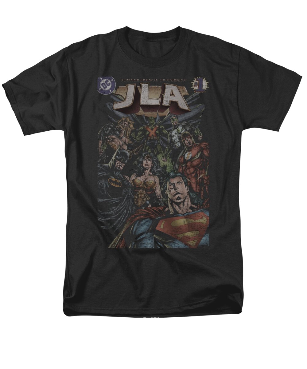  Men's T-Shirt (Regular Fit) featuring the digital art Jla - #1 Cover by Brand A