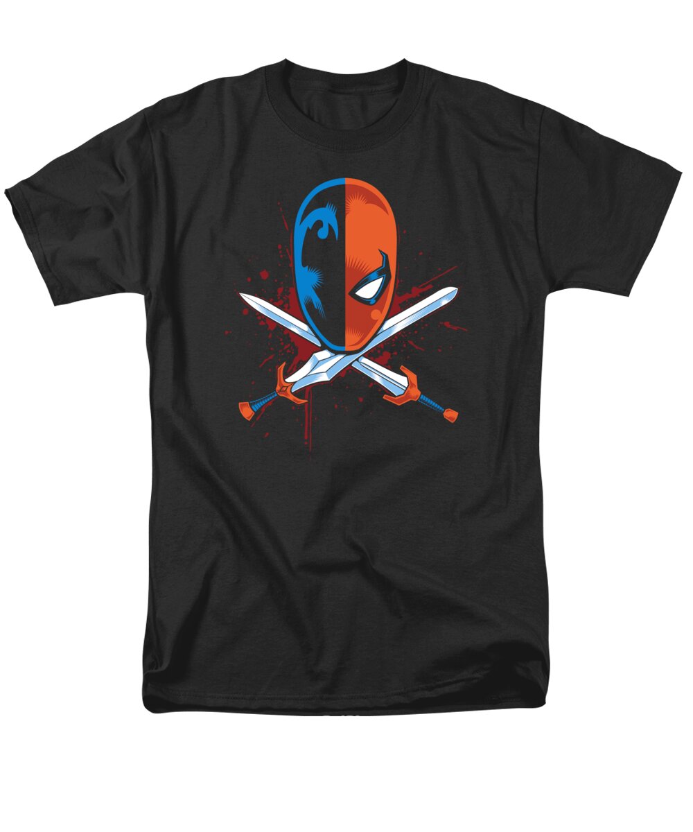  Men's T-Shirt (Regular Fit) featuring the digital art Jla - Crossed Swords by Brand A