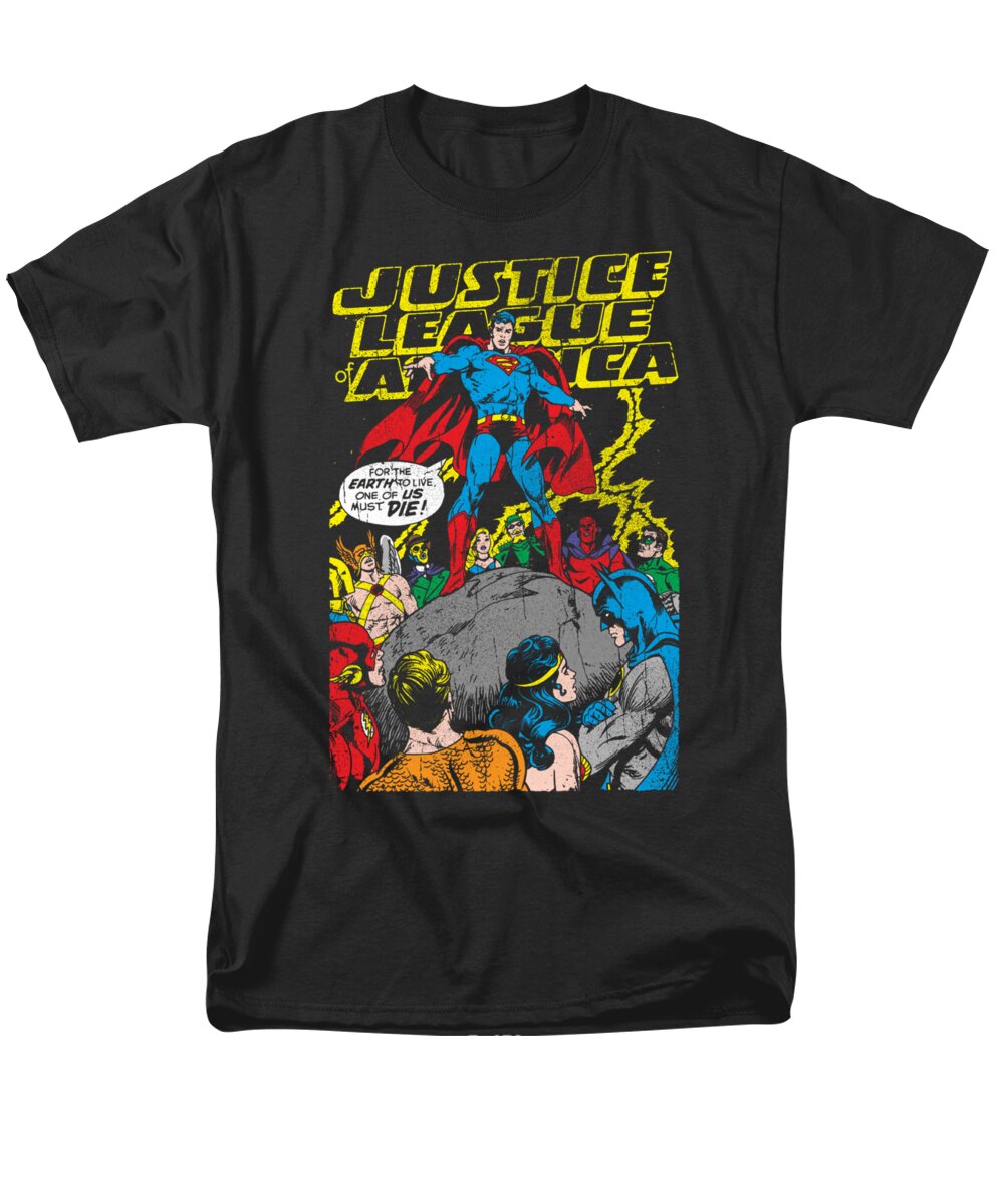  Men's T-Shirt (Regular Fit) featuring the digital art Jla - Ultimate Scarifice by Brand A