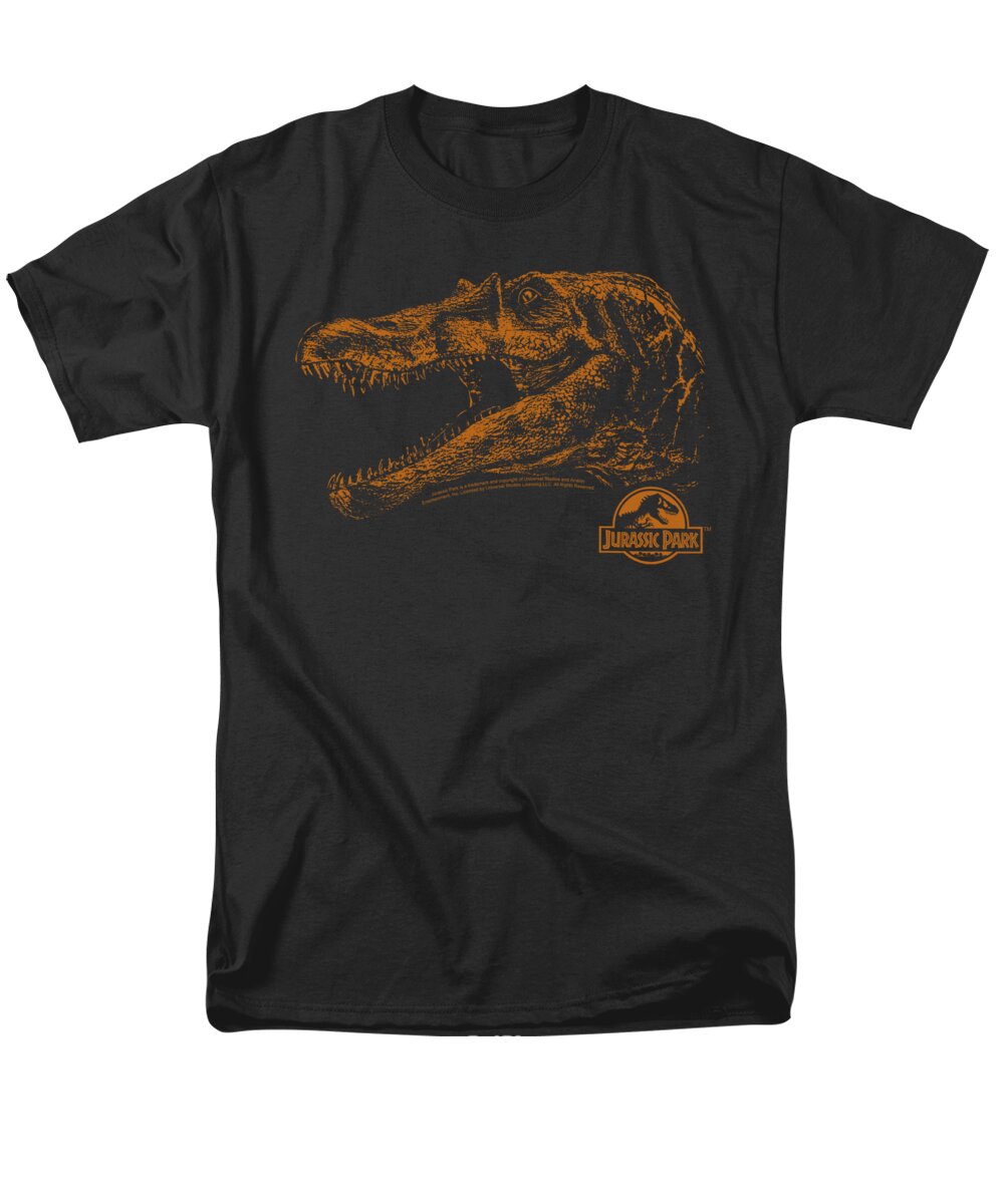 Jurassic Park Men's T-Shirt (Regular Fit) featuring the digital art Jurassic Park - Spino Mount by Brand A