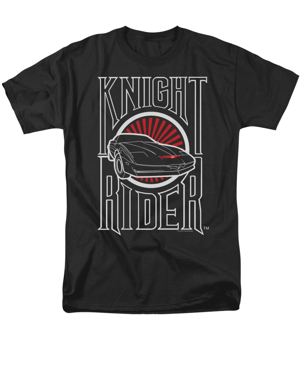  Men's T-Shirt (Regular Fit) featuring the digital art Knight Rider - Logo by Brand A