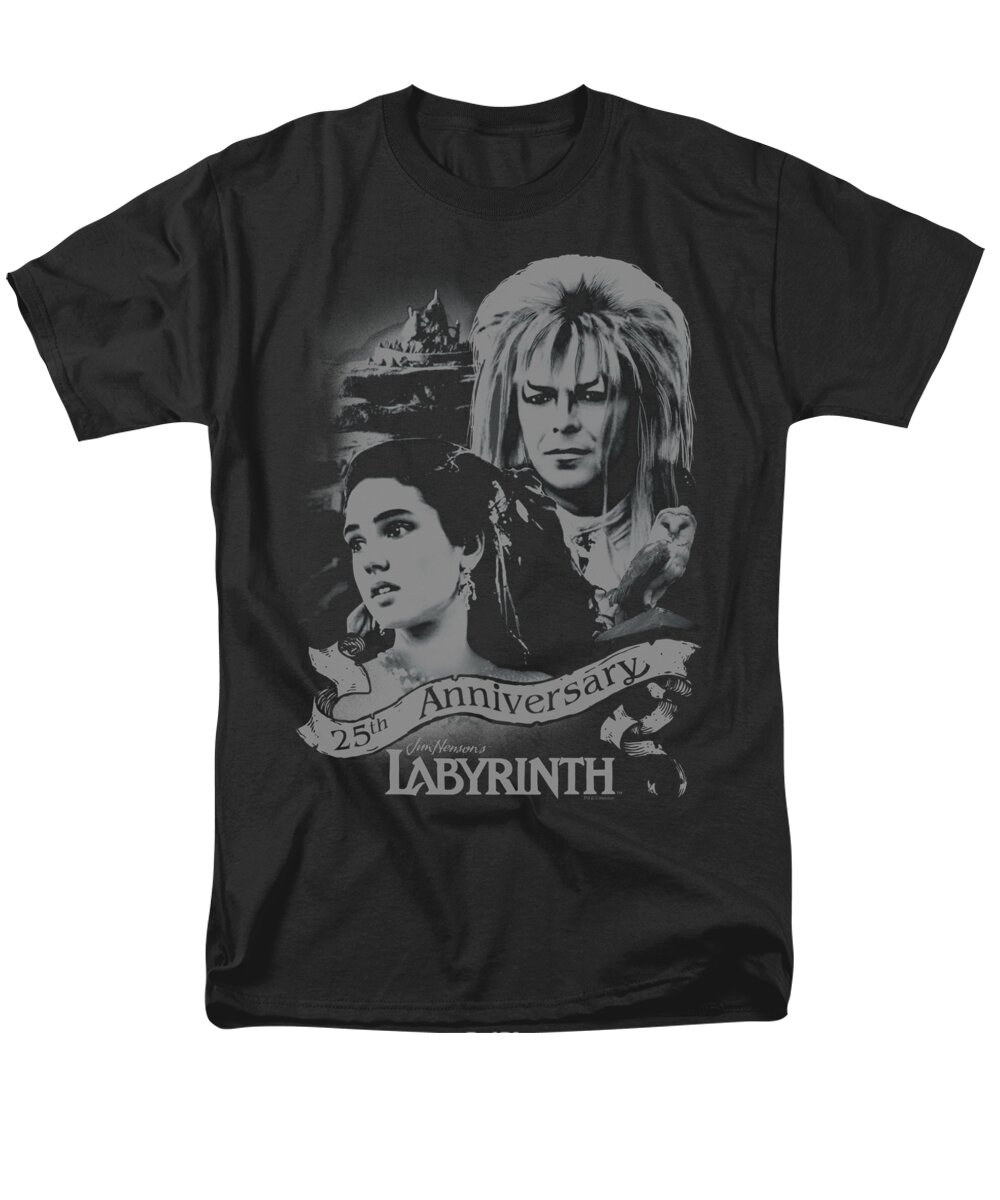 Labyrinth Men's T-Shirt (Regular Fit) featuring the digital art Labyrinth - Anniversary by Brand A