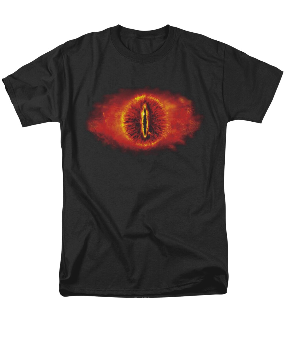  Men's T-Shirt (Regular Fit) featuring the digital art Lor - Eye Of Sauron by Brand A
