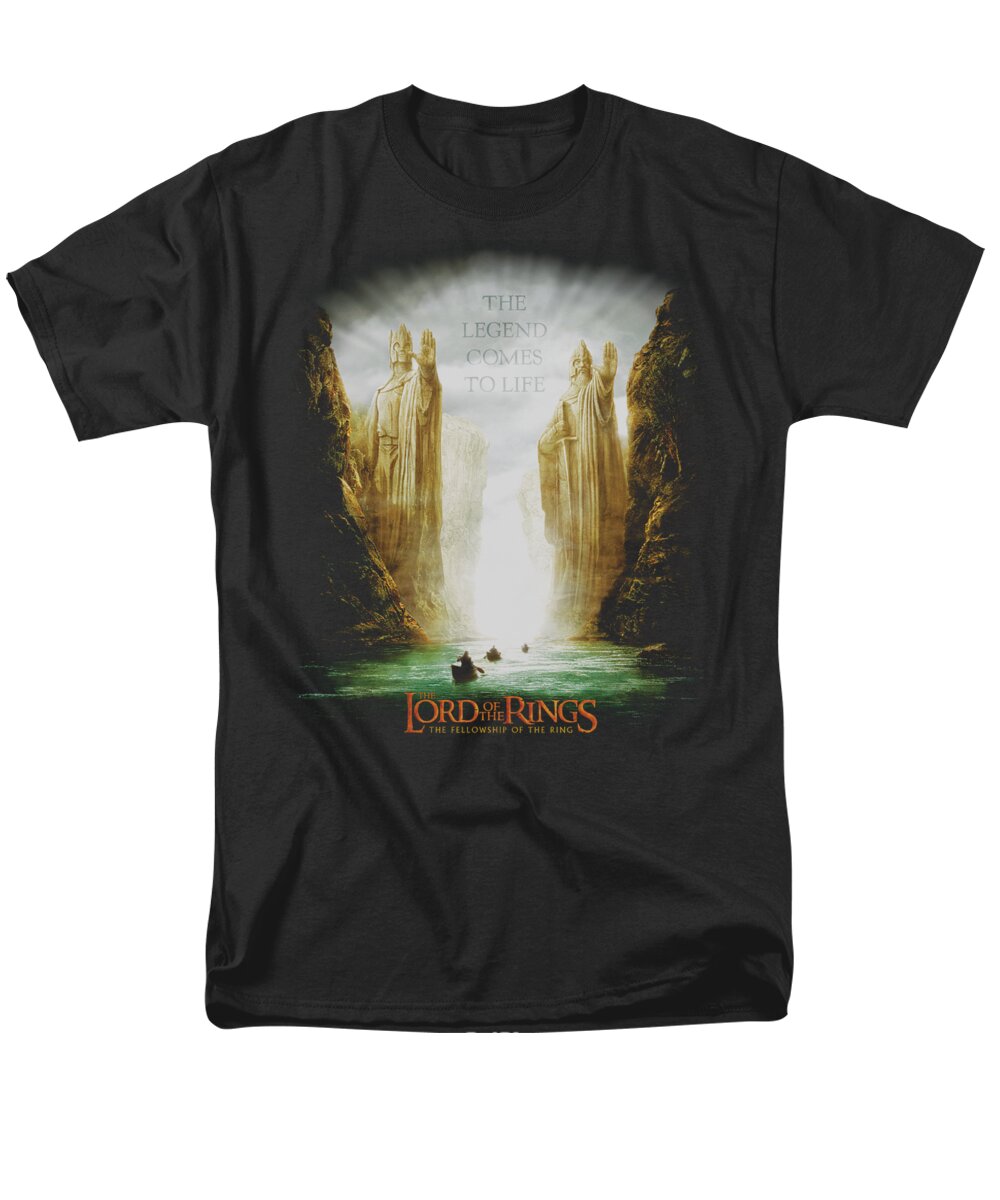  Men's T-Shirt (Regular Fit) featuring the digital art Lor - Kings Of Old by Brand A