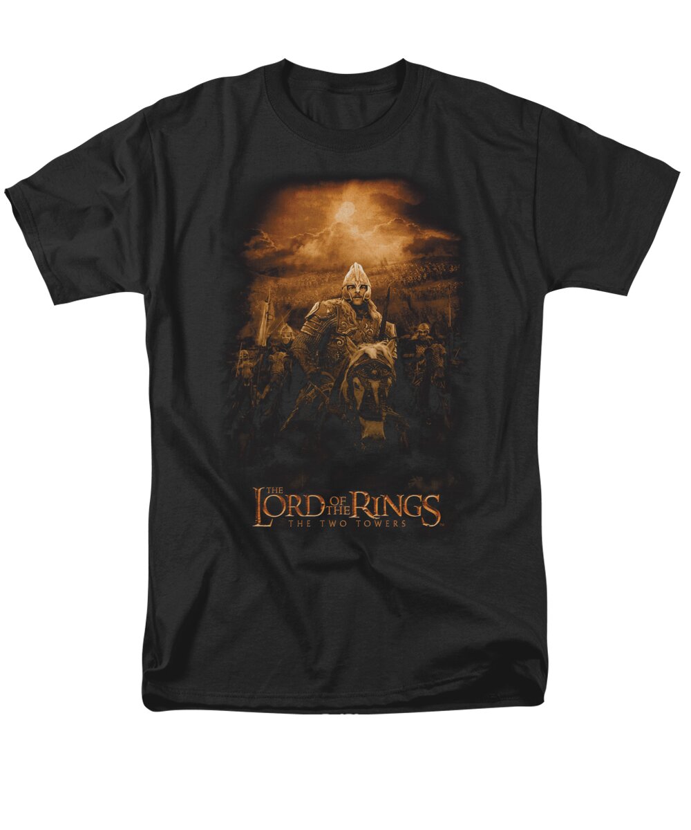  Men's T-Shirt (Regular Fit) featuring the digital art Lor - Riders Of Rohan by Brand A