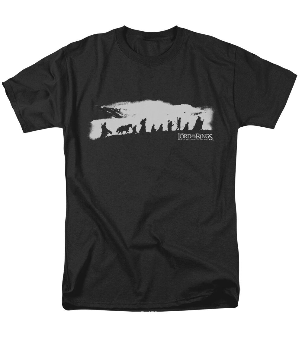  Men's T-Shirt (Regular Fit) featuring the digital art Lor - The Fellowship by Brand A