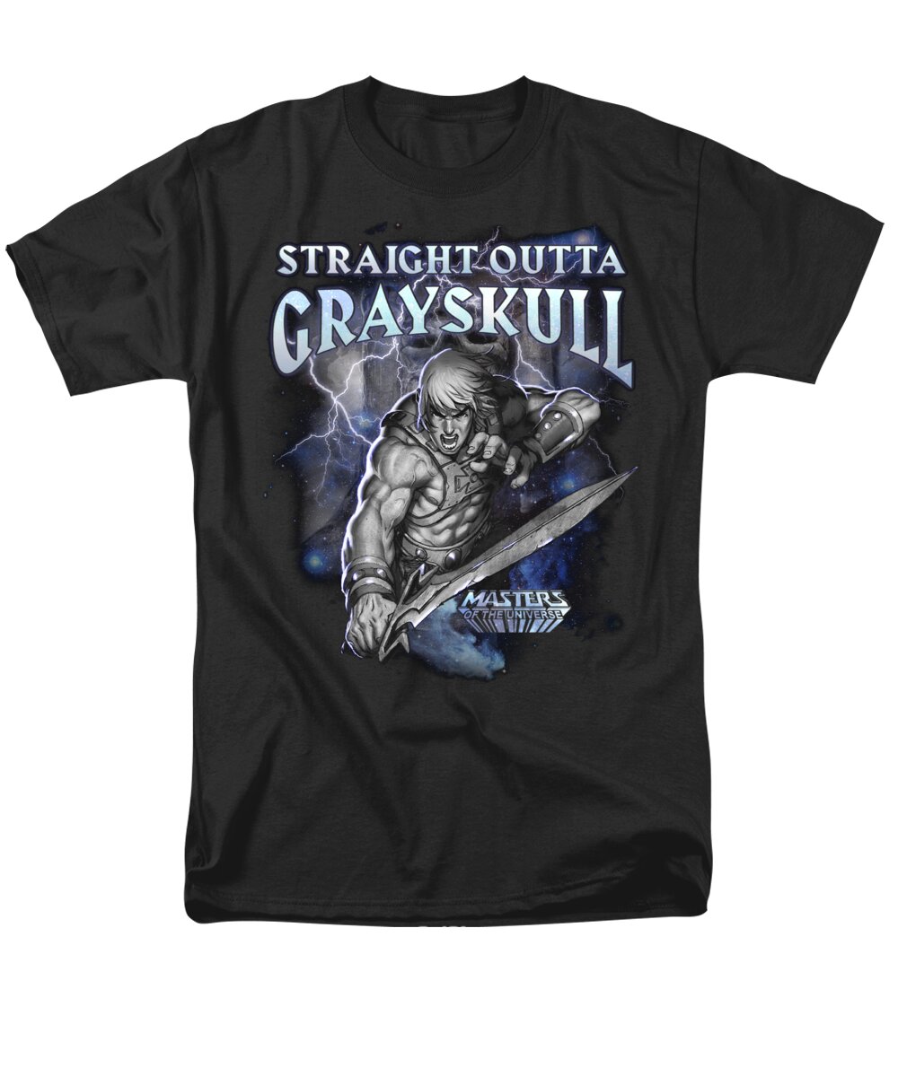  Men's T-Shirt (Regular Fit) featuring the digital art Masters Of The Universe - Straight Outta Grayskull by Brand A