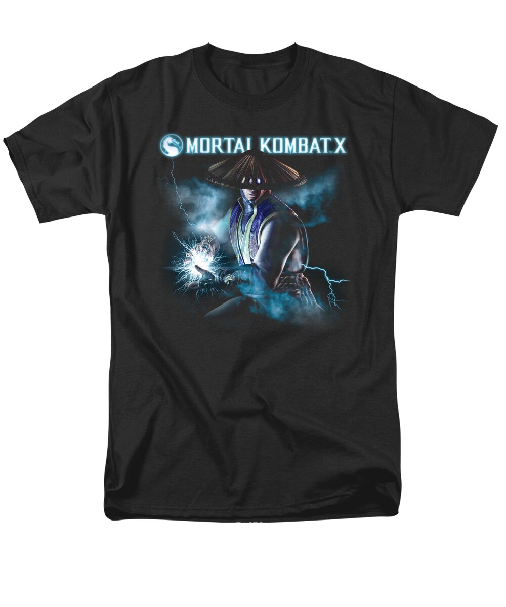  Men's T-Shirt (Regular Fit) featuring the digital art Mortal Kombat X - Raiden by Brand A